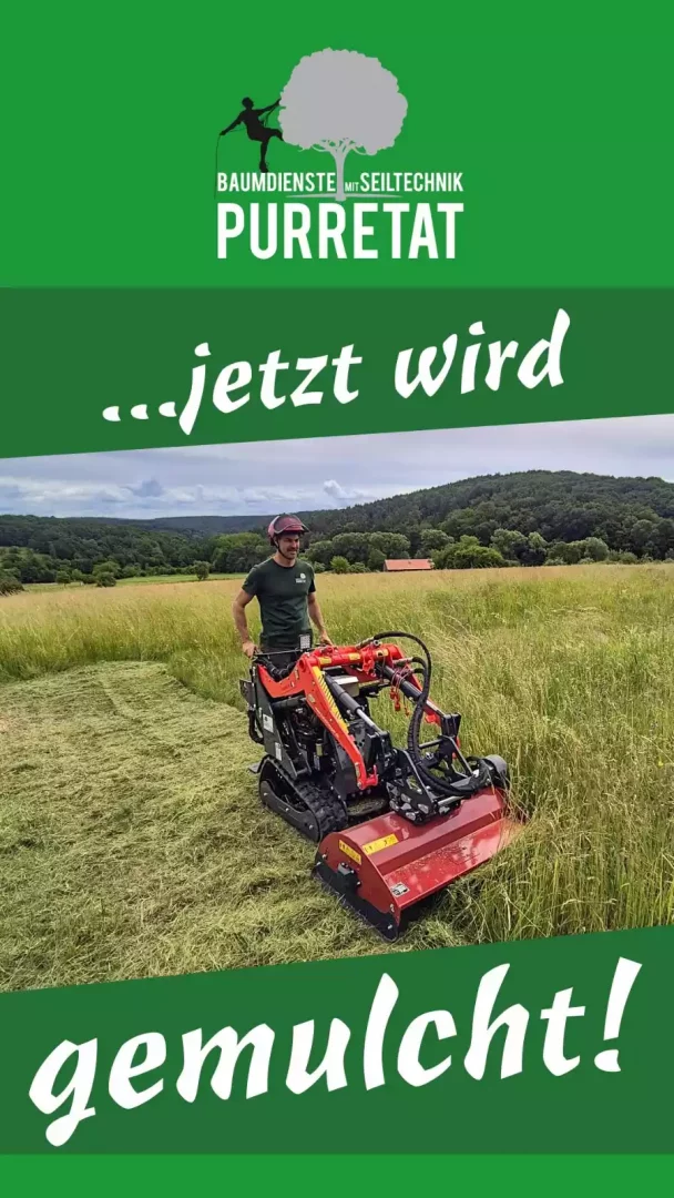 Neu bei uns: Mulcharbeiten mit Profitechnik